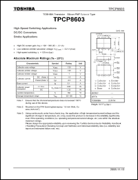 Click here to download TPCP8603 Datasheet