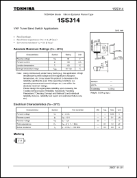 Click here to download 1SS314_07 Datasheet
