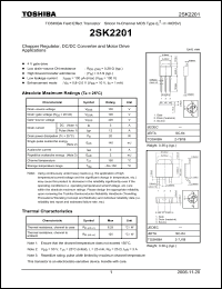 Click here to download 2SK2201_06 Datasheet