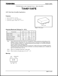 Click here to download TA4011AFE_07 Datasheet