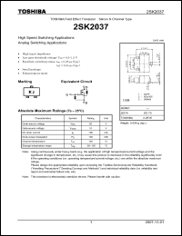 Click here to download 2SK2037_07 Datasheet