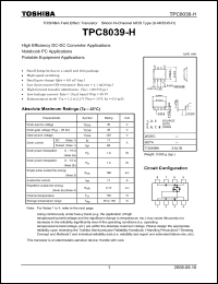 Click here to download TPC8039-H Datasheet