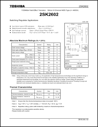 Click here to download 2SK2602_10 Datasheet