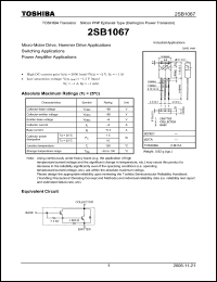Click here to download 2SB1067_06 Datasheet