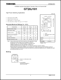 Click here to download GT20J101_06 Datasheet