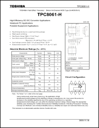 Click here to download TPC8061-H Datasheet