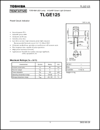Click here to download TLGE125 Datasheet