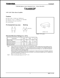 Click here to download TA4002F_07 Datasheet