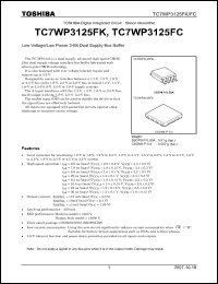 Click here to download TC7WP3125FK Datasheet