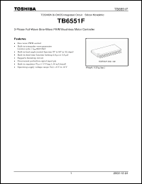 Click here to download TB6551FG Datasheet