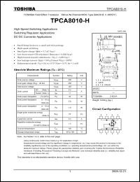 Click here to download TPCA8010-H Datasheet