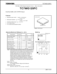 Click here to download TC7WG125FC Datasheet