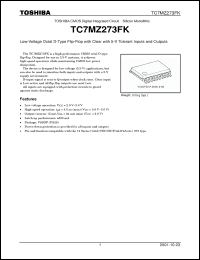 Click here to download TC7MZ273FK Datasheet