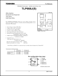 Click here to download TLP668J_07 Datasheet