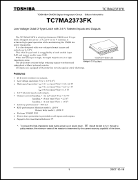 Click here to download TC7MA2373FK_07 Datasheet