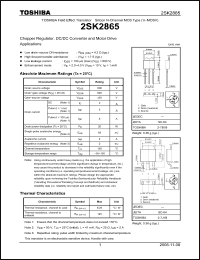 Click here to download 2SK2865_06 Datasheet