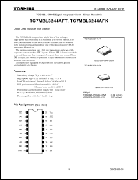 Click here to download TC7MBL3244AFT Datasheet