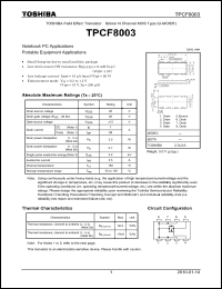 Click here to download TPCF8003 Datasheet