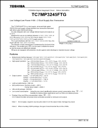 Click here to download TC7MP3245FTG Datasheet