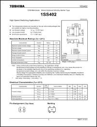 Click here to download 1SS402_07 Datasheet
