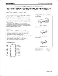 Click here to download TC74HC109AF_07 Datasheet