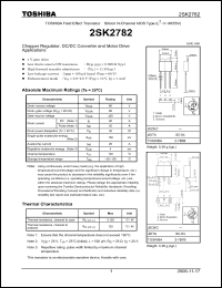 Click here to download 2SK2782_06 Datasheet