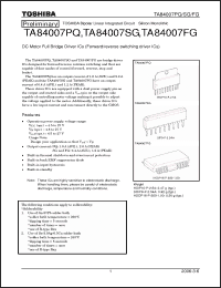 Click here to download TA84007SG Datasheet