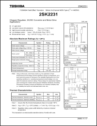 Click here to download 2SK2231_06 Datasheet