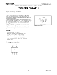 Click here to download TC7SBL384AFU Datasheet
