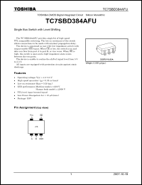 Click here to download TC7SBD384AFU Datasheet