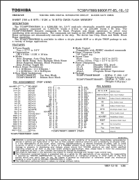 Click here to download TC58FVT800 Datasheet