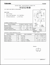 Click here to download 1SS268_01 Datasheet