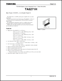 Click here to download TA8271H Datasheet