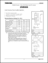 Click here to download 2SB906_07 Datasheet