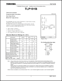 Click here to download TLP191B_07 Datasheet
