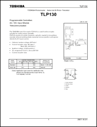 Click here to download TLP130_07 Datasheet