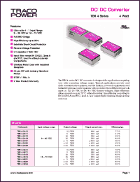 Click here to download TEN4-4822 Datasheet