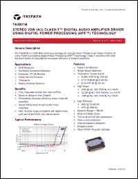 Click here to download TA2021B Datasheet