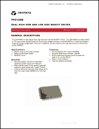 Click here to download TP2150B Datasheet