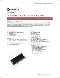 Click here to download TPS4100A Datasheet