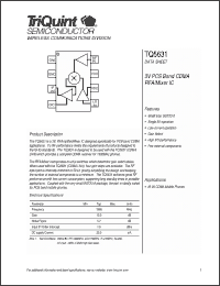 Click here to download TQ5631 Datasheet