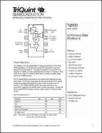 Click here to download TQ5633 Datasheet