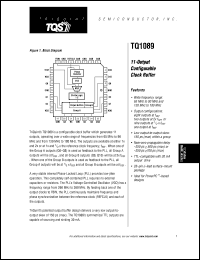 Click here to download TQ1089 Datasheet