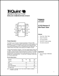 Click here to download TQ5622 Datasheet