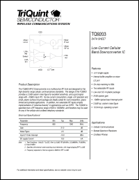Click here to download TQ9203 Datasheet