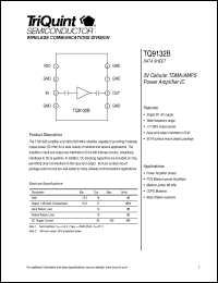 Click here to download TQ9132 Datasheet