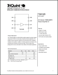 Click here to download TQ9132B Datasheet