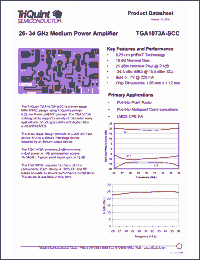 Click here to download TGA1073A-SCC Datasheet