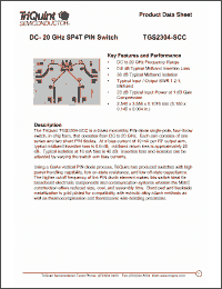 Click here to download TGS2304-SCC Datasheet