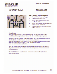 Click here to download TGS8250-SCC Datasheet